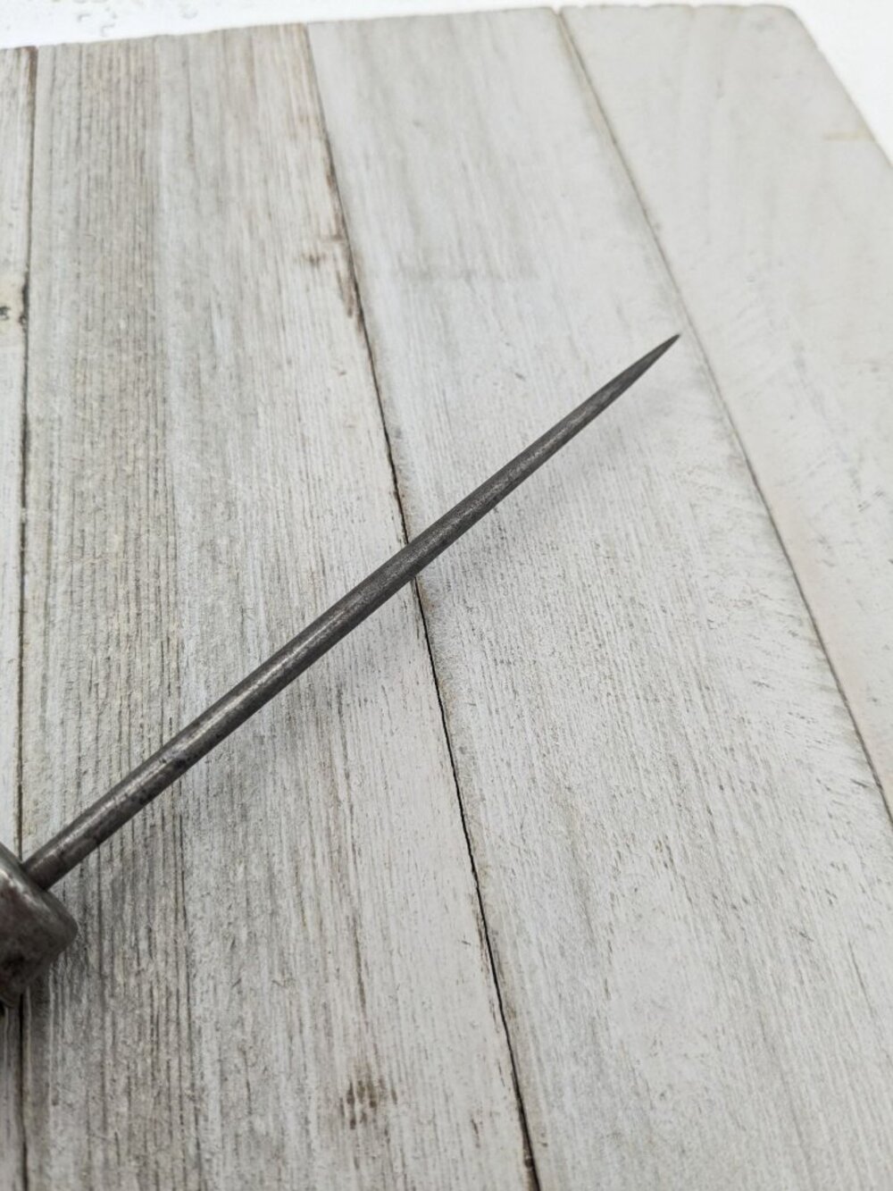 Vintage #3 Ice Pick Wood Handle Steel Tip 7" - Picture 2 of 6